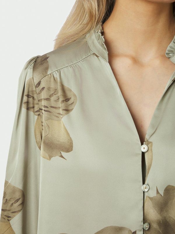 Massima Misty Orchid Blouse Smoke Green 