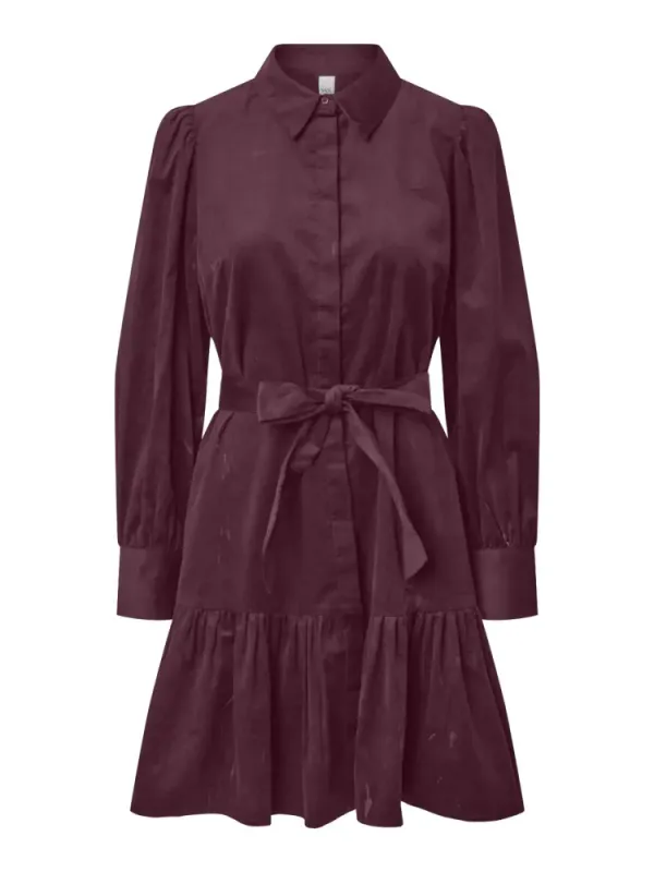 Cora LS Shirt Dress Fig 