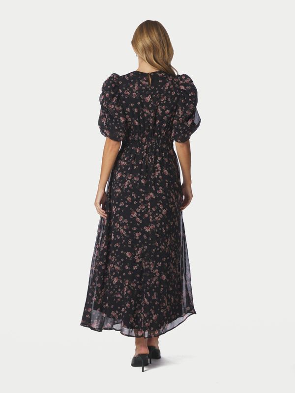 Kikka Mini Flower Dress Black 
