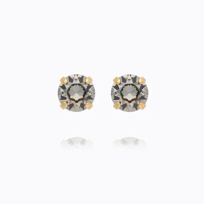 Hovedbilde Classic Stud Earrings Gold Greige 