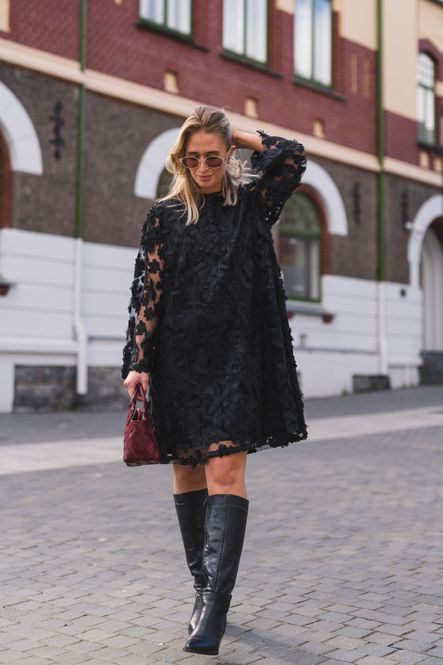 Hovedbilde Karly 7/8 Short Dress Black 