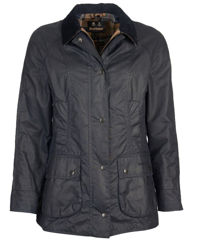 Beadnell Wax Jacket Navy 