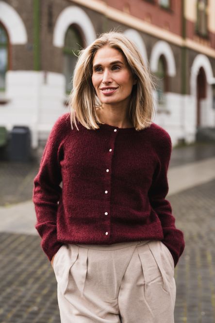 Hovedbilde Amalie Cardigan Choco Truffle 