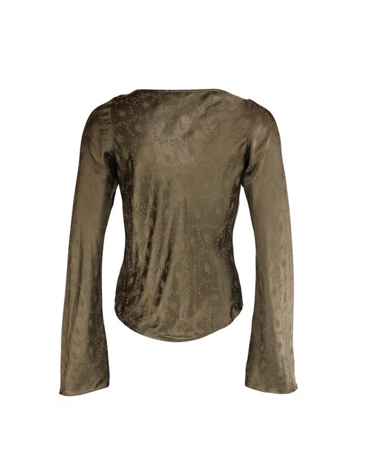 Hovedbilde Jacquard Drape Top Forest 