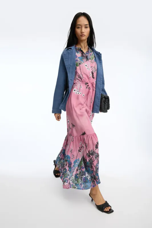 Bernadette Dress Print Berry 