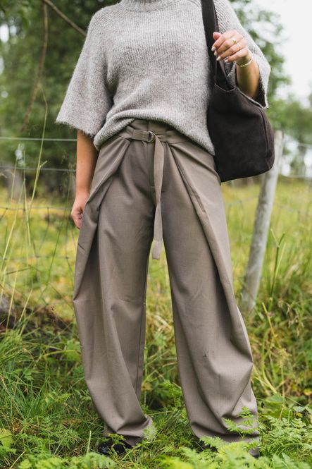 Hovedbilde Zanya Structure Pants Taupe 