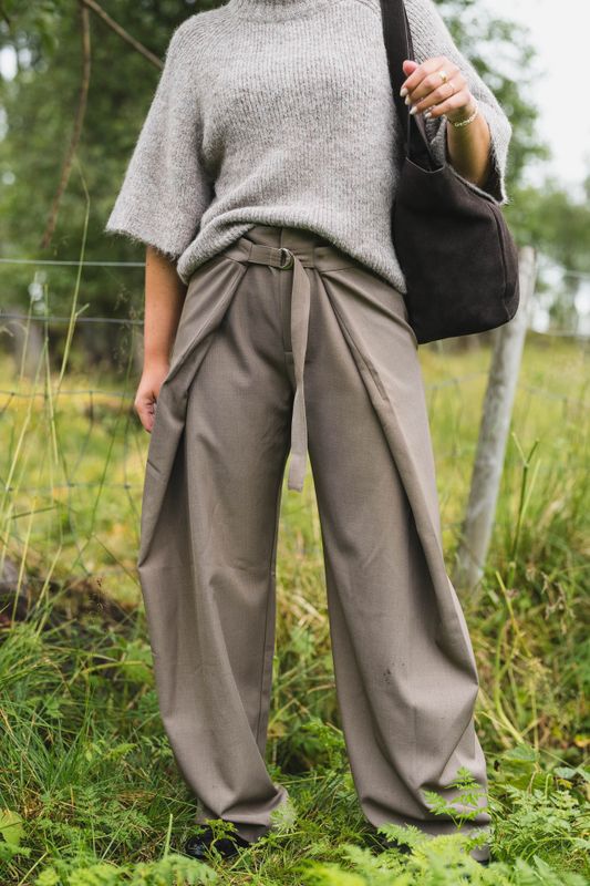 Zanya Structure Pants Taupe 