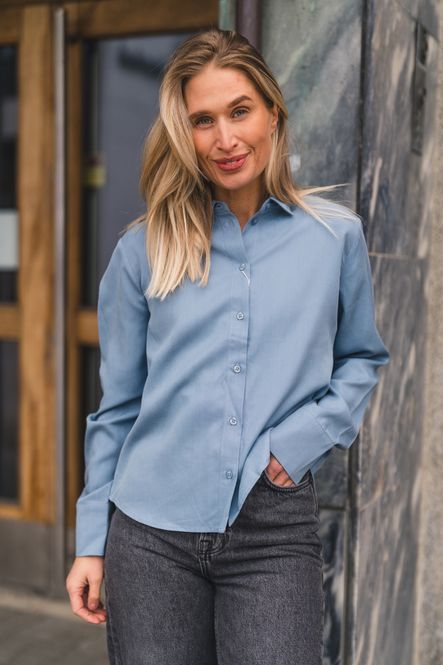 Hovedbilde Samina LS Shirt 14028 Windward Blue 