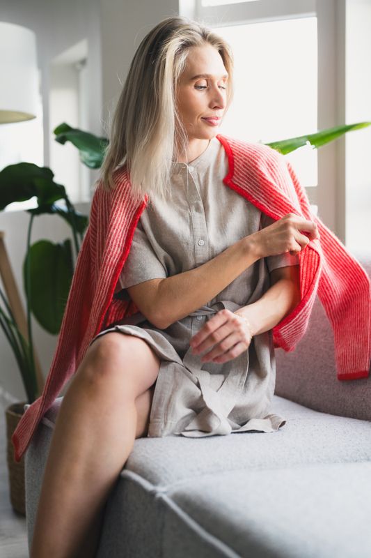 Pennie Ginia 2/4 Shirt Dress Sand 