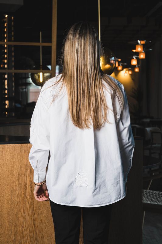 Dalma Dori Emb Shirt White 