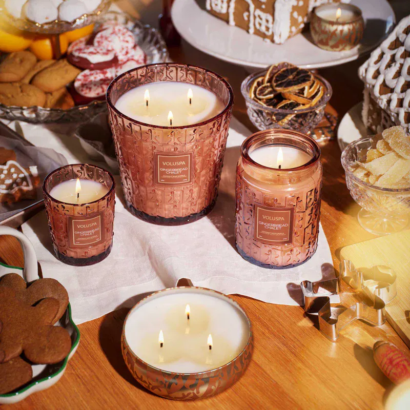 Classic Candle Gingerbread Chalet 