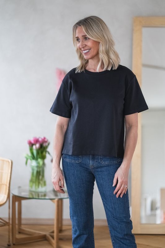 Anne T-Shirt Dark Navy