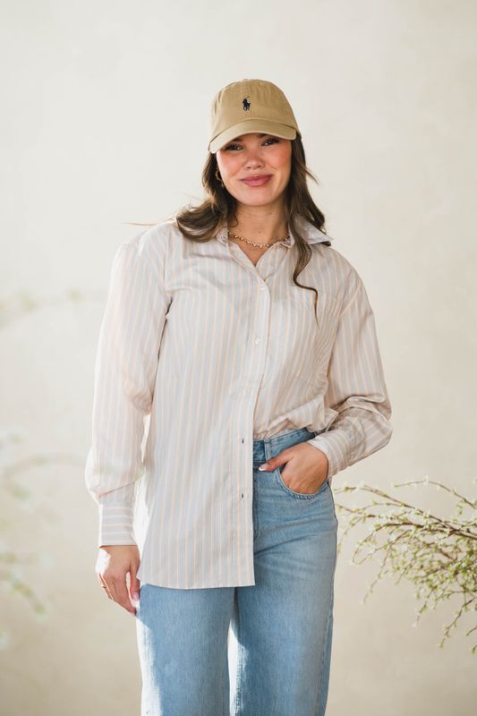 Carlotta Shirt Orange/Grey 