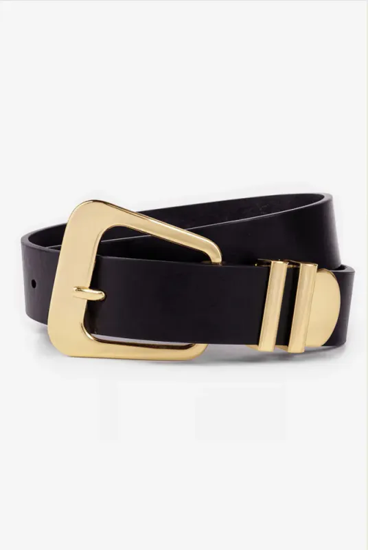 Bennett Belt Black Gold