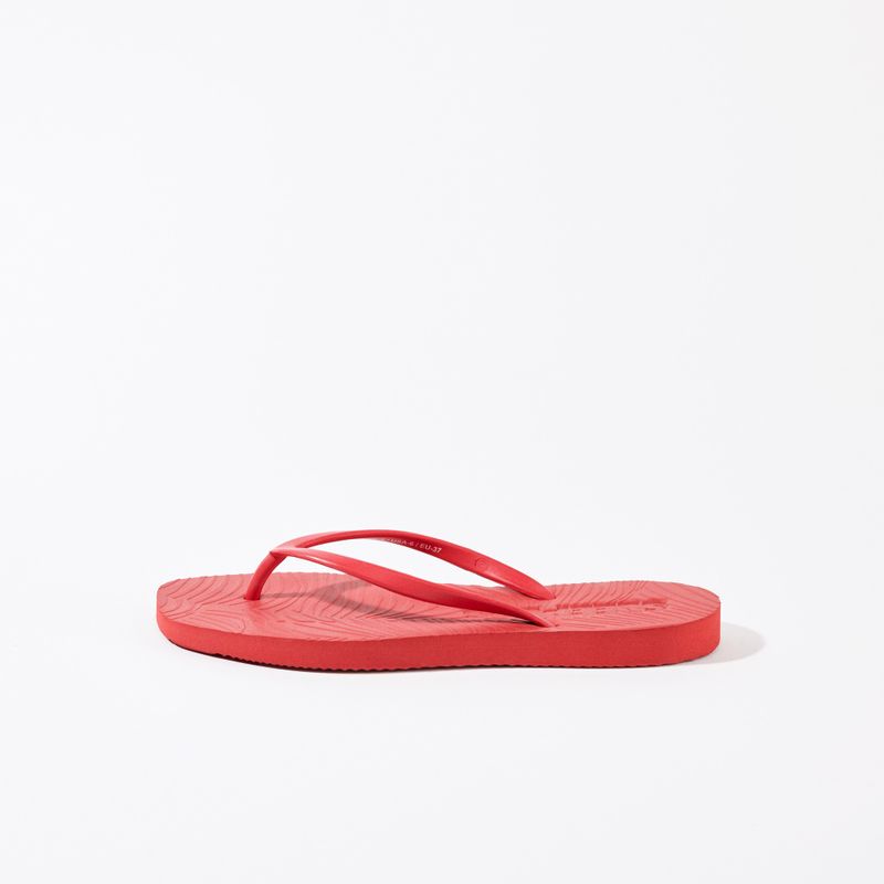 Tapered Flip Flops Red 