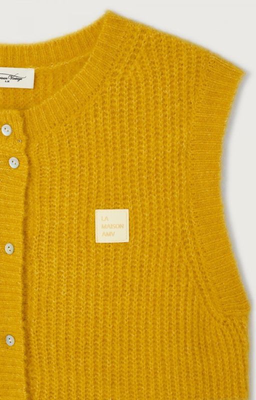 East Vest Mustard Melange 