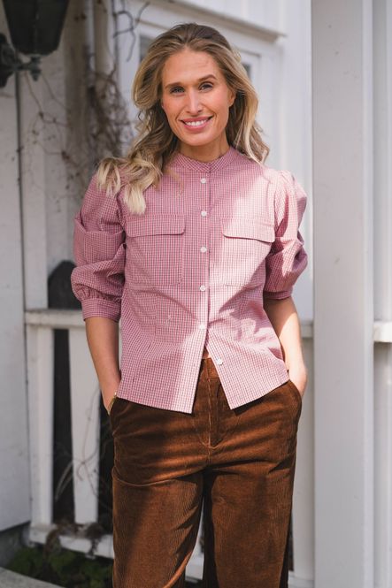 Hovedbilde Chinette Shirt Brandied Apricot Check