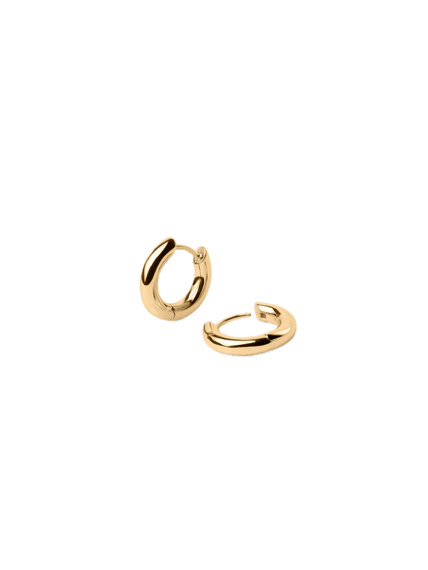 Midi Tube Hoops Gold 
