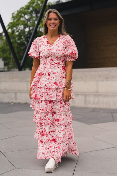 Hovedbilde Noorie Blur Print Dress Red 