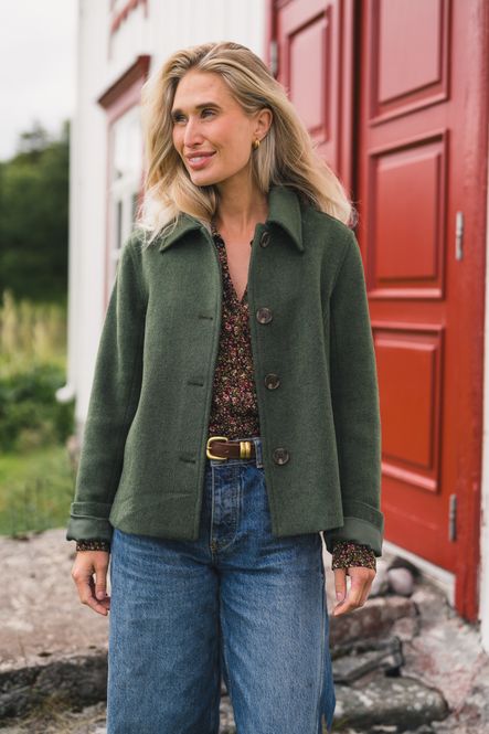 Hovedbilde Aslaug Jacket Chive Melange 