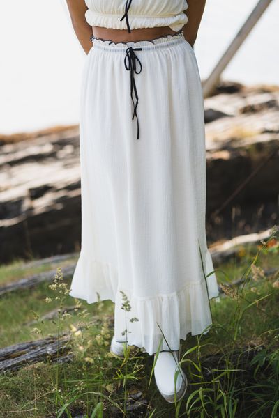 Hovedbilde Ariella Crepe Skirt Creme 