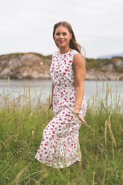 Hovedbilde Falisha SL Dress AOP Rose Red Flower