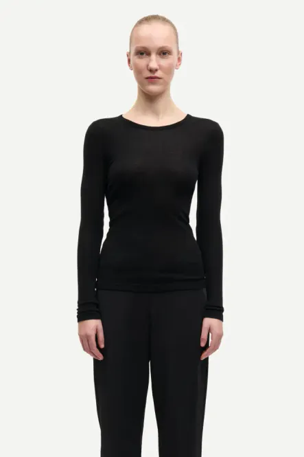 Hovedbilde Sadou T-Shirt LS 15499 Black 