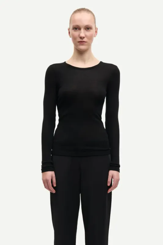Sadou T-Shirt LS 15499 Black 