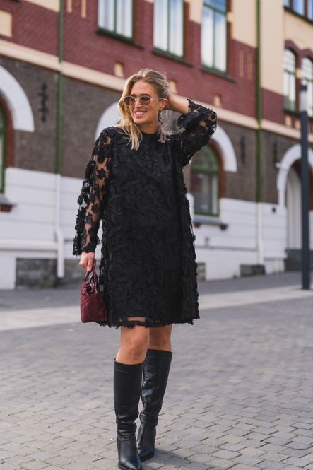 Hovedbilde Karly 7/8 Short Dress Black 