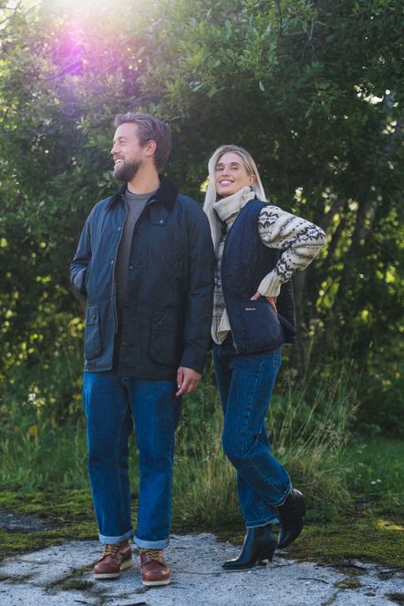 Hovedbilde Ashby Wax Jacket Navy 