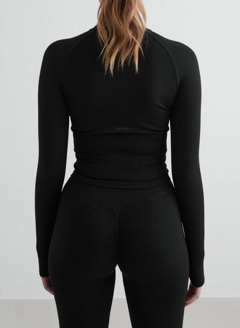 Hovedbilde Shape Seamless Zip Jacket Black 