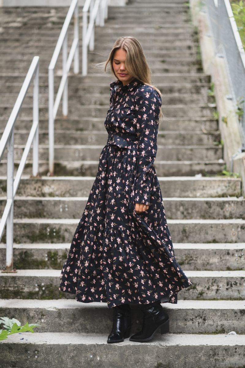 Poplin Shirt Dress Petals