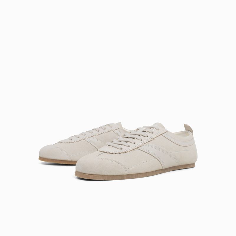 Shade Suede Leather Offwhite 