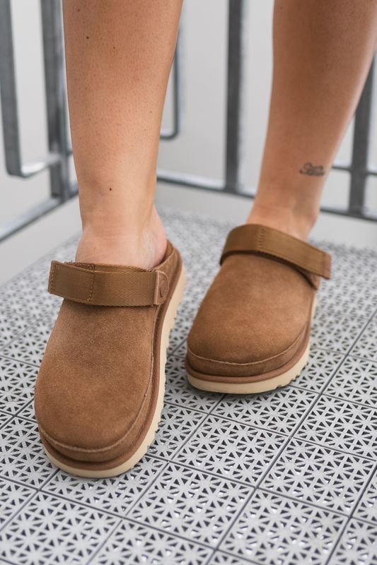 W Goldenstar Clog Chestnut 