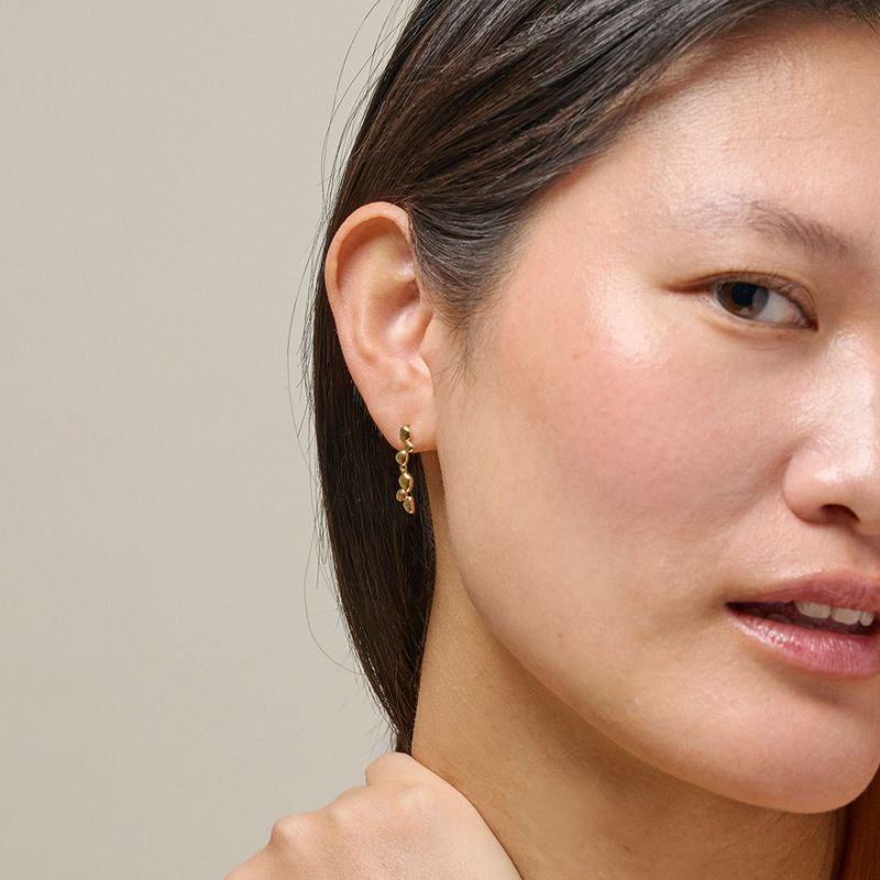 Nara Drop Earrings Gold 
