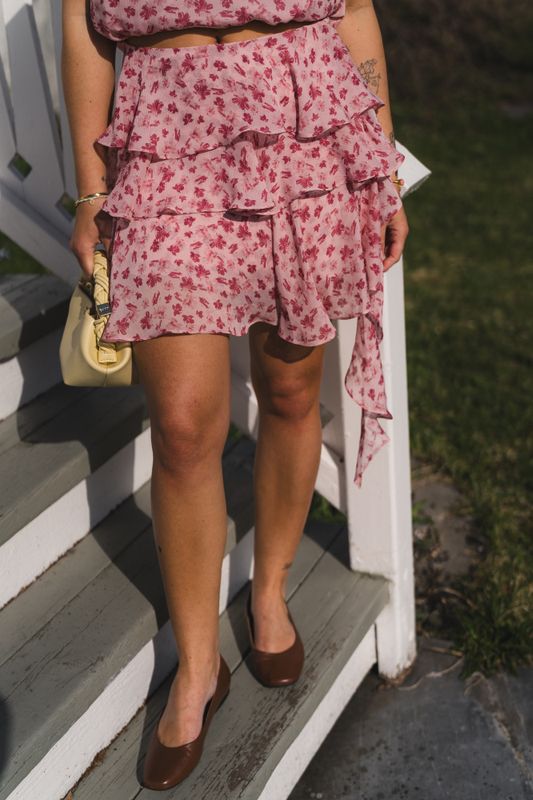 Ginla Flower Skirt Dusty Rose 