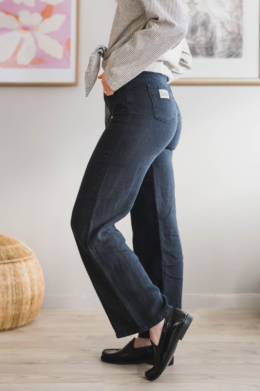 Culotte Linen Summer Navy 