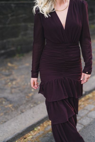 Hovedbilde Jenna Maxi Dress Burgundy 