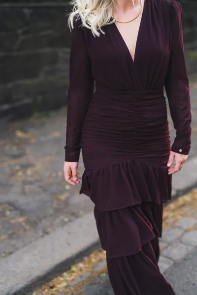 Hovedbilde Jenna Maxi Dress Burgundy 