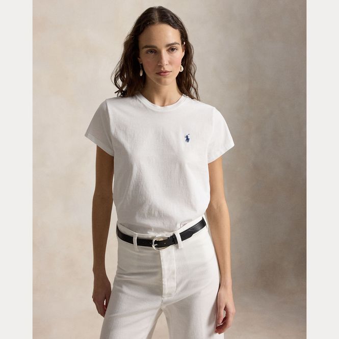 Hovedbilde Classic Fit Cotton Jersey Crewneck Tee White 