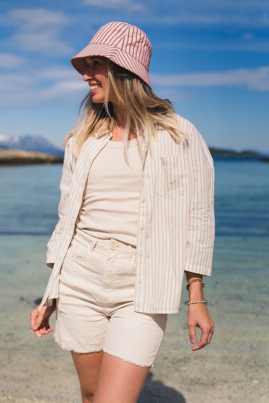 Cindie Shirt Neutral Stripe 