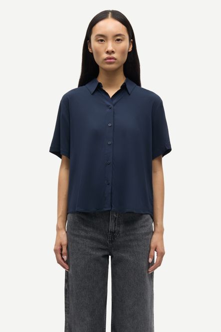 Hovedbilde Saminna SS Shirt 9942 Dark Sapphire 