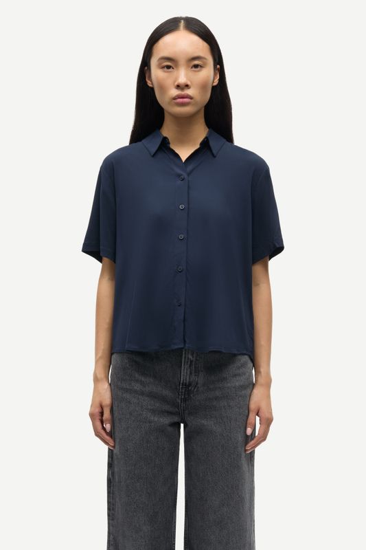 Saminna SS Shirt 9942 Dark Sapphire 