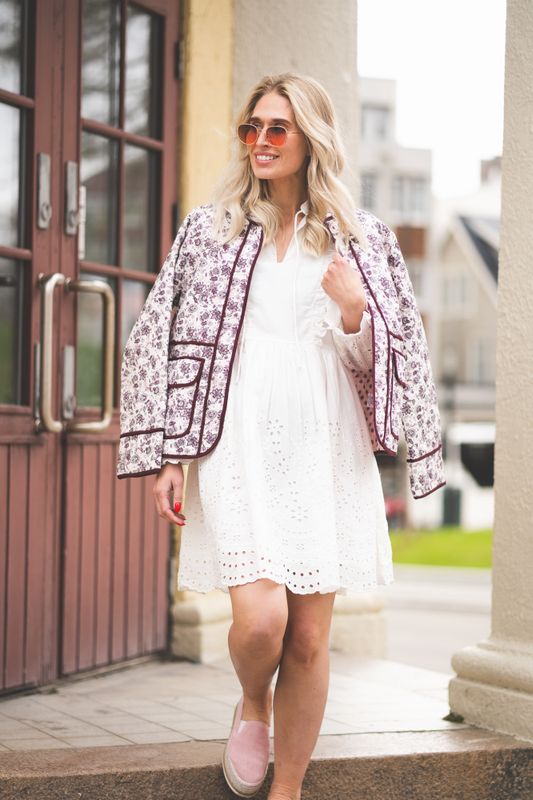 Luma LS Dress Star White 