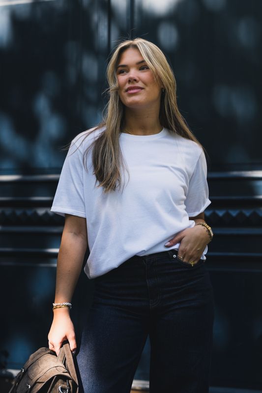 Terina Organic Tee Bright White 