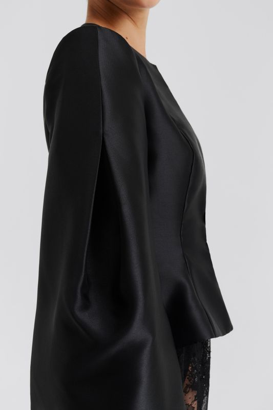 Vendela Balloon Sleeve Blouse Black 