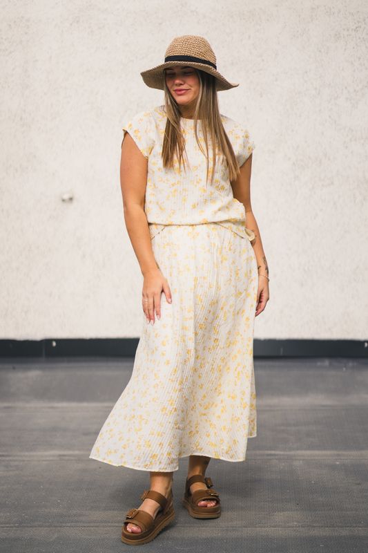 Falisha HW Skirt AOP Sundress Flower