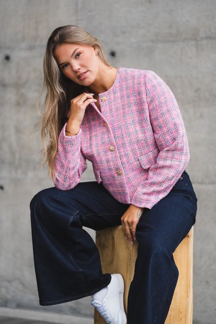 Hovedbilde Cammie Boucle Jacket Candyfloss 