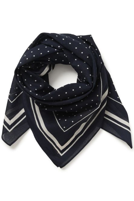 Hovedbilde Phi Scarf Dark Navy Dot Print