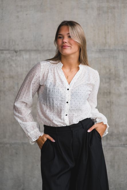 Hovedbilde Dally Dot V-Shirt Offwhite